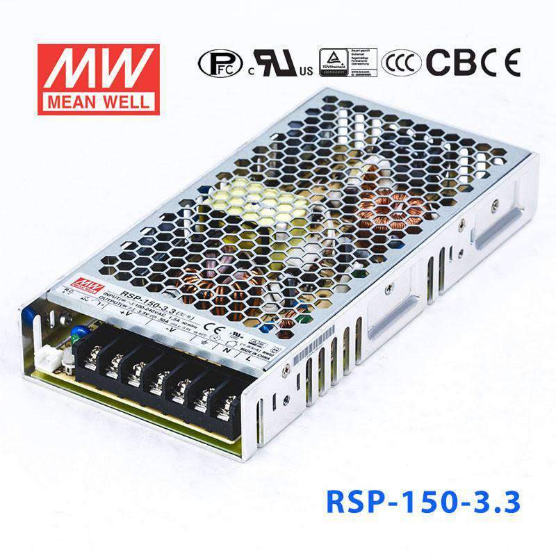 Mean Well RSP-150-3.3 Power Supply 150W 3.3V