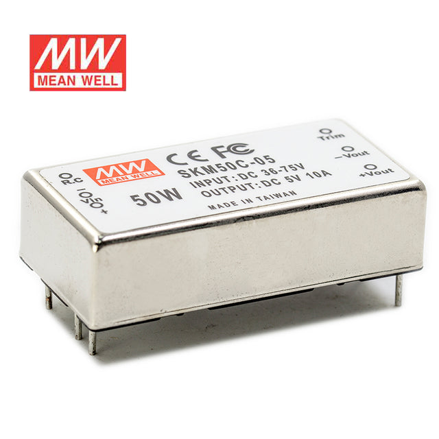 Mean Well SKM50C-05 DC-DC Converter - 50W - 36~75V in 5V out