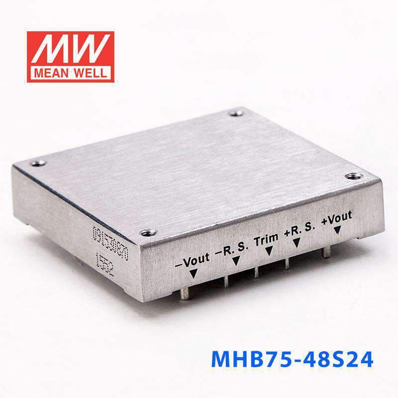 Mean Well MHB75-48S24 DC-DC Converter - 75W - 36~72V in 24V out - PHOTO 1