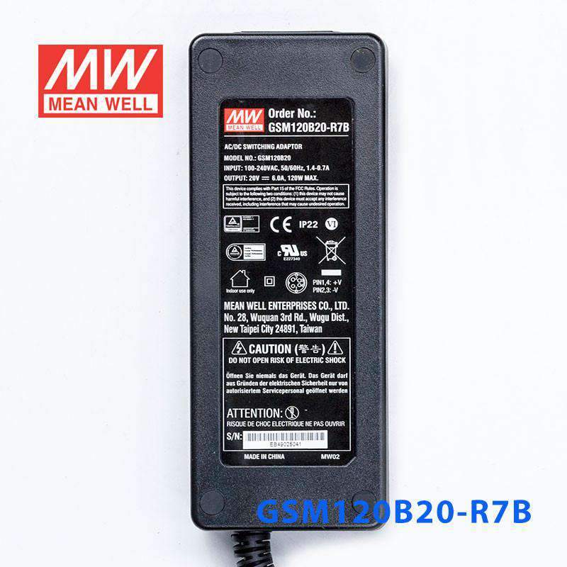 Mean Well GSM120B20-R7B Power Supply 120W 20V 6A - PHOTO 2