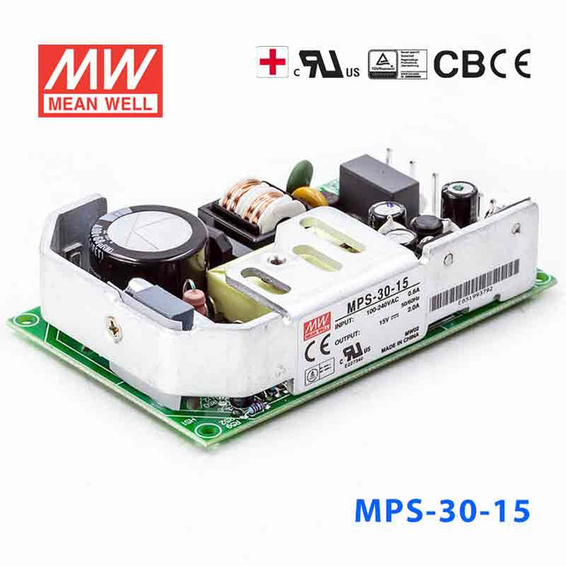 Mean Well MPS-30-15 Power Supply 30W 15V