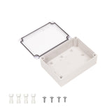 Boxco M-Series 5.12 x 7.09 x 2.36 Inches(130 x 180 x 60mm) Plastic Enclosure, IP67, IK08, ABS, Transparent Cover, Screw Type - PHOTO 3