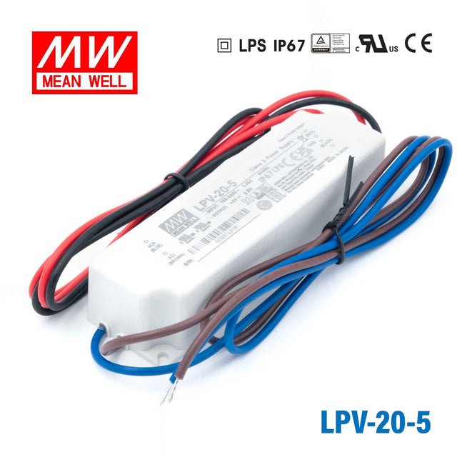 Mean Well LPV-20-5 Power Supply 20W 5V