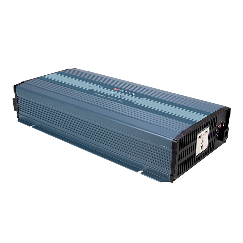 Mean Well NTS-1700-112US True Sine Wave DC-AC Inverter 1500W 110V out 12V in with US Socket