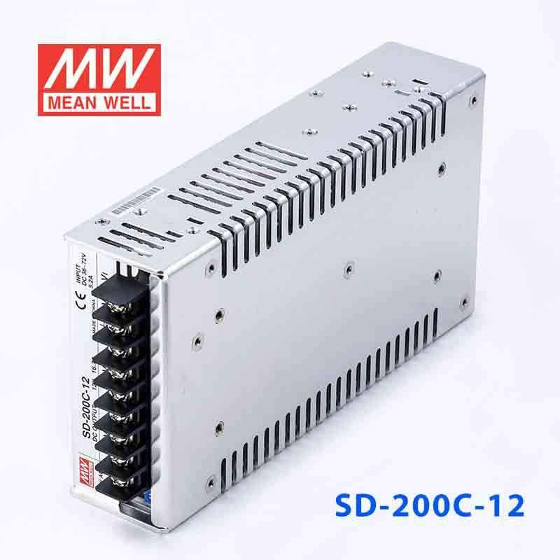 Mean Well SD-200C-12 DC-DC Converter - 200W - 36~72V in 12V out - PHOTO 1