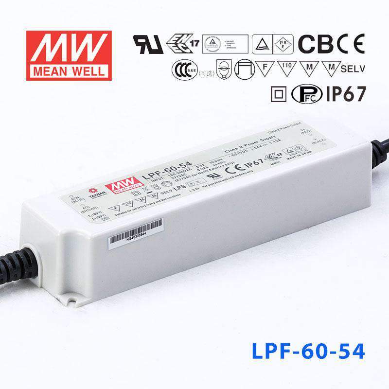Mean Well LPF-60-54 Power Supply 60W 54V
