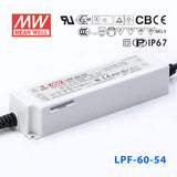Mean Well LPF-60-54 Power Supply 60W 54V