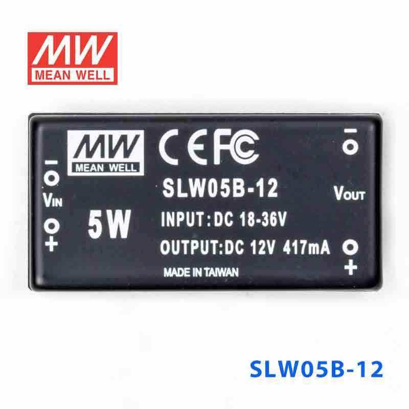 Mean Well SLW05B-12 DC-DC Converter - 5W - 18~36V in 12V out - PHOTO 2