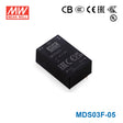 Mean Well MDS03F-05 Medical Grade DC/DC Converter 3W - 9-36V input, 5Voutput 600mA