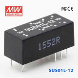 Mean Well SUS01L-12 DC-DC Converter - 1W - 4.5~5.5V in 12V out