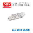 Mean Well XLC-60-H-DA2SN LED Driver 60W 1400mA 9~54V Constant Power, DALI2 + Push Dimming with Strain-relief, NFC Current Setting