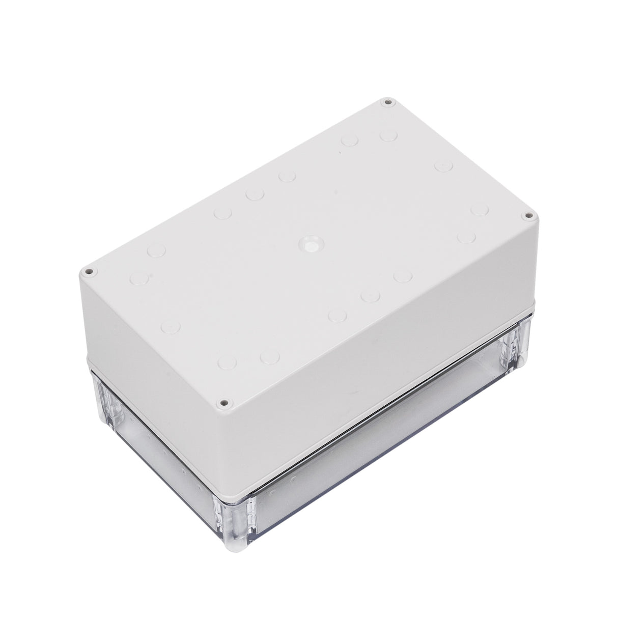 Boxco S-Series 5.91 x 9.84 x 5.12 Inches(150x250x130mm) Plastic Enclosure, IP67, IK08, ABS, Transparent Cover, Screw Type - PHOTO 2