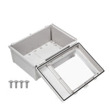Boxco D-Series 13.78 x 9.84 x 7.48 Inches(350 x 250 x 190mm) All In One Dual Door Box Enclosure, IP67, IK08, ABS, Grey Cover - PHOTO 4