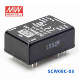 Mean Well SCW08C-05 DC-DC Converter - 8W 36~72V DC in 5V out - PHOTO 1