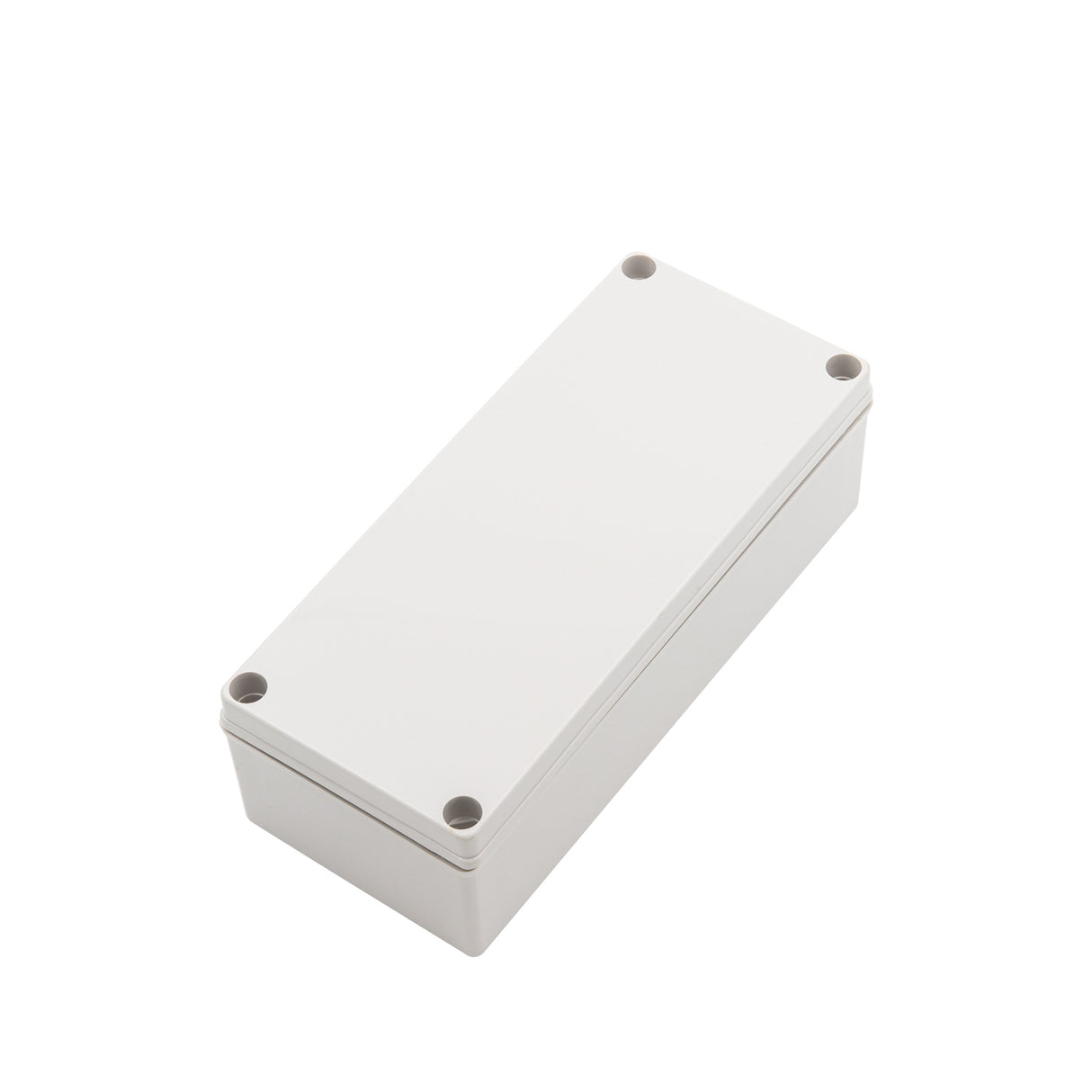 Boxco S-Series 3.94 x 9.06 x 2.76 Inches(100x230x70mm) Plastic Enclosure, IP67, IK08, PC, Grey Cover, Screw Type - PHOTO 1