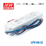 Mean Well LPV-60-12 Power Supply 60W 12V