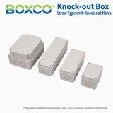 Boxco S-Series 3.15 x 9.84 x 3.35 Inches(80 x 250 x 85mm) Plastic Enclosure, IP67, IK08, PC, Transparent Cover, Screw Type - PHOTO 1