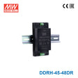 Mean Well DDRH-45-48DR Ultra Wide Input DC-DC Converter, 45W 48V, Din Rail Type 938mA