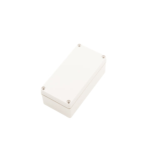 Boxco S-Series 3.15 x 6.3 x 2.17 Inches(80x160x55mm) Plastic Enclosure, IP67, IK08, ABS, Grey Cover, Screw Type - PHOTO 1