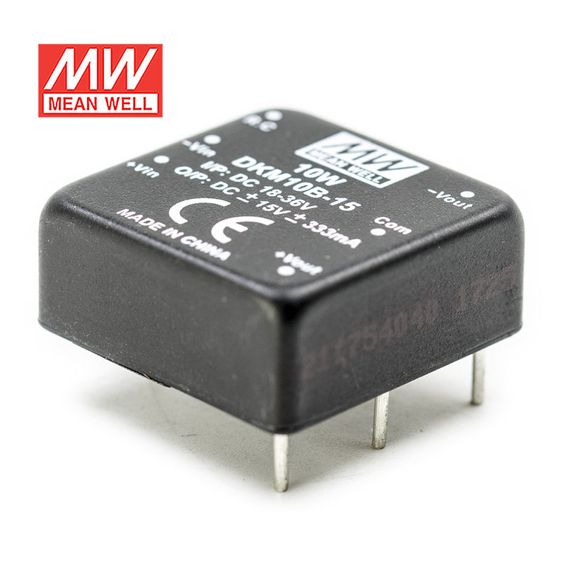 Mean Well DKM10B-15 DC-DC Converter - 10W - 18~36V in ±15V out