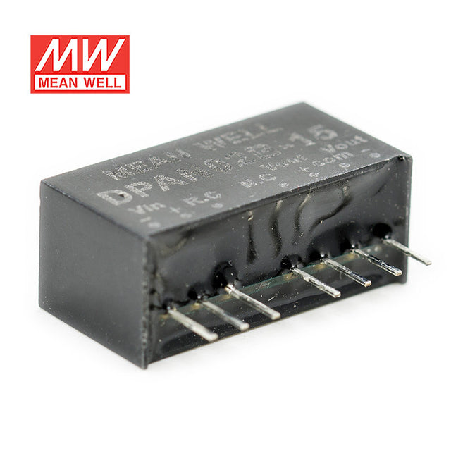 Mean Well DPAN02B-15 DC-DC Converter - 2W - 18~36V in ±15V out