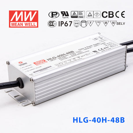 Mean Well HLG-40H-48AB Power Supply 40W 48V - Adjustable and Dimmable 840mA