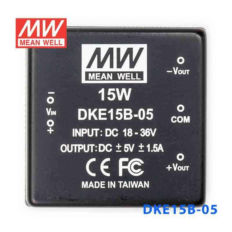 Mean Well DKE15B-05 DC-DC Converter - 15W - 18~36V in ±5V out - PHOTO 2