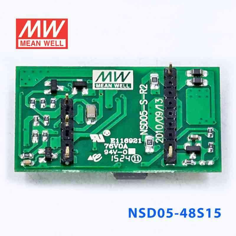 Mean Well NSD05-48S15 DC-DC Converter - 4.95W - 18~72V in 15V out - PHOTO 2