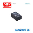 Mean Well SCW20W8-05 DC-DC Converter - 20W 9~75V DC in 5V out