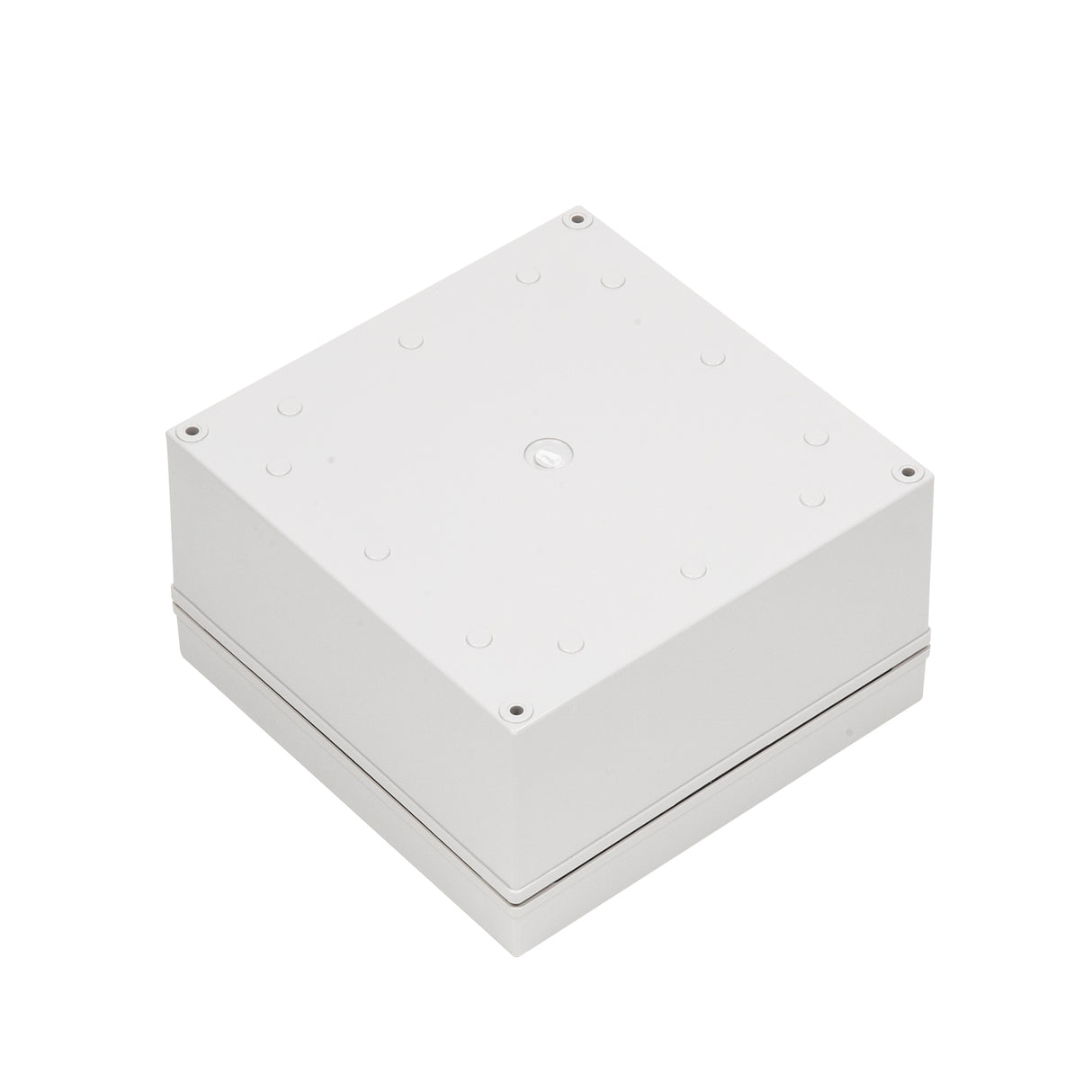 Boxco M-Series 7.09 x 7.09 x 4.92 Inches(180 x 180 x 125mm) Plastic Enclosure, IP67, IK08, PC, Grey Cover, Screw Type - PHOTO 2
