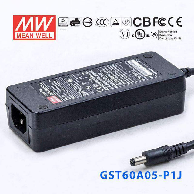 Mean Well GST60A05-P1J Power Supply 30W 5V
