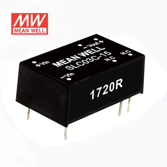 Mean Well SLC03C-05 DC-DC Converter - 3W - 36~75V in 5V out 600mA