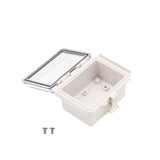 Boxco P-Series 3.54 x 4.72 x 2.76 Inches(90 x 120 x 70mm) Plastic Enclosure, IP67, IK08, ABS, Transparent Cover, Molded Hinge and Latch Type - PHOTO 2