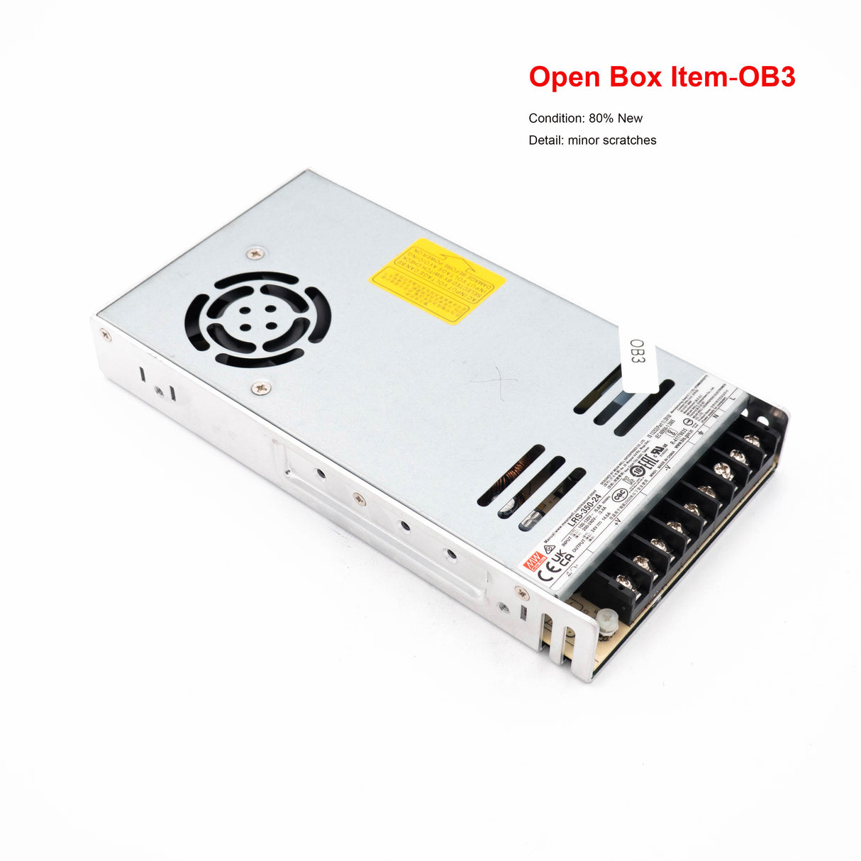 Mean Well LRS-350-24 Power Supply 350W 24V-Open Box