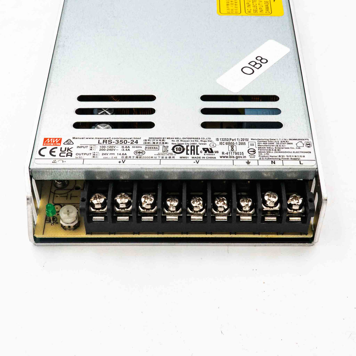 Mean Well LRS-350-24 Power Supply 350W 24V-Open Box