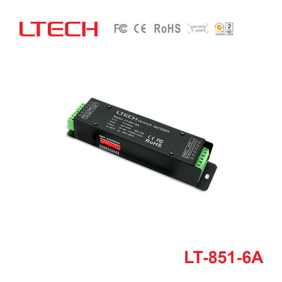 Ltech LT-851-6A Constant Voltage Decoder - DMX/RDM