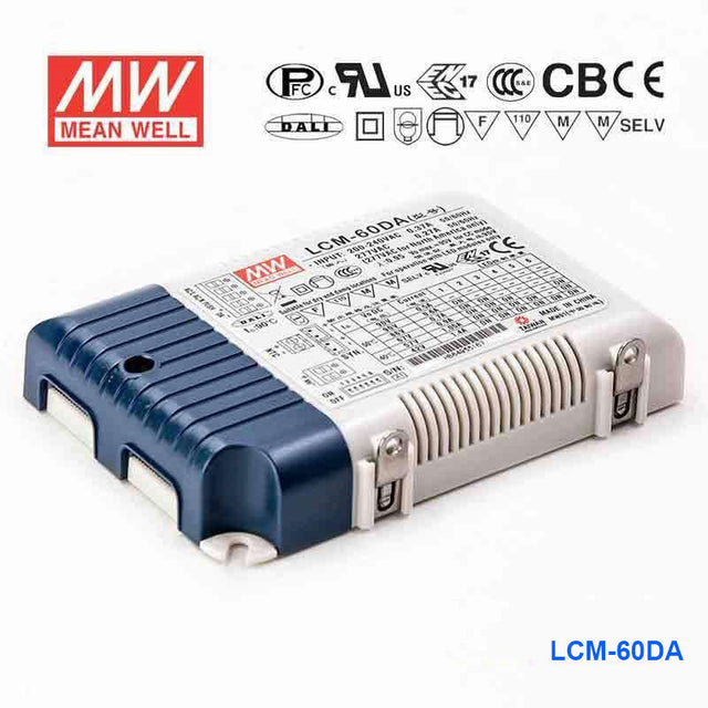 Mean Well LCM-60DA AC-DC Multi-Stage LED driver Constant Current