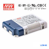 Mean Well LCM-60 AC-DC Multi-Stage LED driver Constant Current