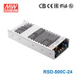 Mean Well RSD-500C-24 DC-DC Converter - 460.8W 33.6-67.2V DC in 48V out 19.2A