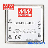 Mean Well SDM30-24S3 DC-DC Converter - 16.5W - 18~36V in 3.3V out - PHOTO 2