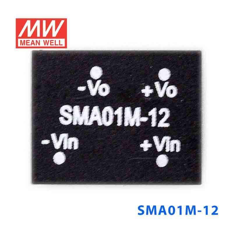 Mean Well SMA01M-12 DC-DC Converter - 1W - 10.8~13.2V in 12V out - PHOTO 2