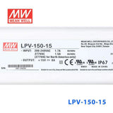 Mean Well LPV-150-15 AC-DC Single output LED Driver Constant Voltage 15Vdc 8A - PHOTO 3