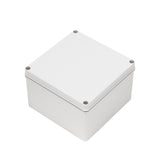 Boxco S-Series 7.87 x 7.87 x 5.12 Inches(200x200x130mm) Plastic Enclosure, IP67, IK08, ABS, Grey Cover, Screw Type - PHOTO 1