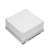 Boxco P-Series 11.02 x 11.02 x 5.12 Inches(280 x 280 x 130mm) Plastic Enclosure, IP67, IK08, ABS, Transparent Cover, Molded Hinge and Latch Type - PHOTO 1