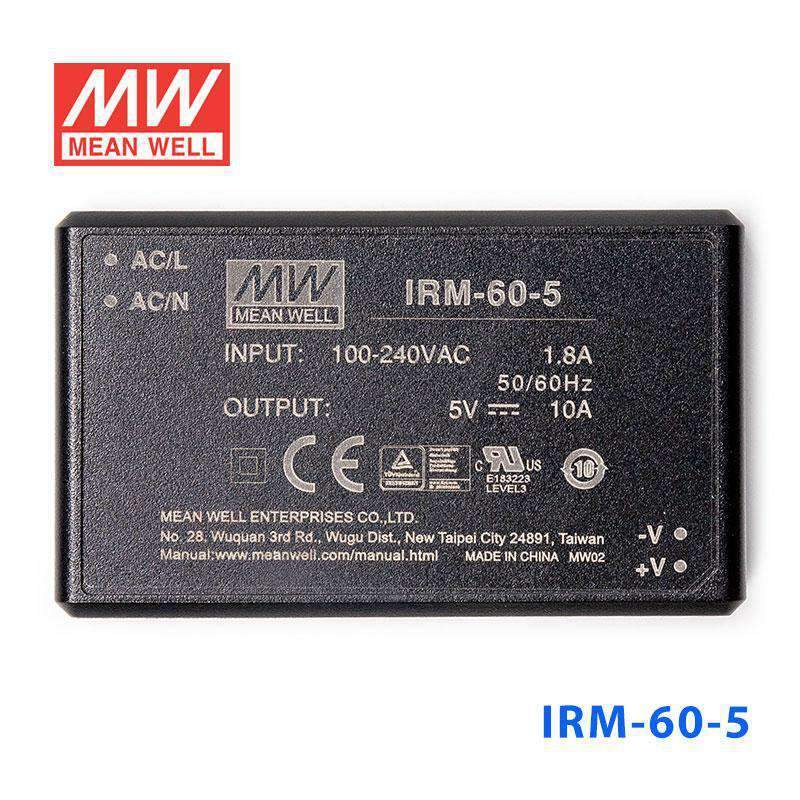 Mean Well IRM-60-5 Switching Power Supply 50W 5V 10A - Encapsulated - PHOTO 2
