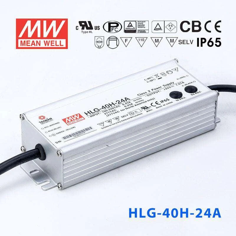 Mean Well HLG Series LED Power Supply 24V  (40~150W)