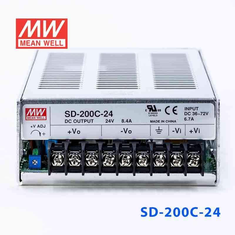 Mean Well SD-200C-24 DC-DC Converter - 200W - 36~72V in 24V out - PHOTO 2