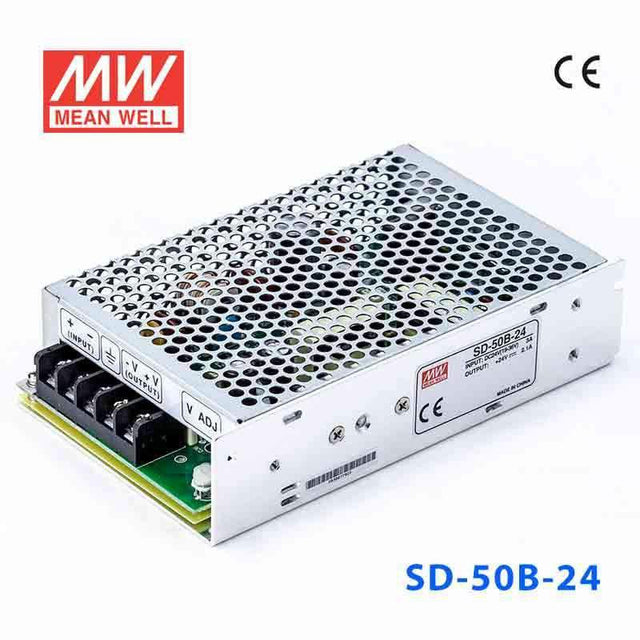 Mean Well SD-50B-24 DC-DC Converter - 50W - 19~36V in 24V out 2.1A