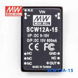 Mean Well SCW12A-15 DC-DC Converter - 12W 9~18V DC in 15V out 800mA - PHOTO 2