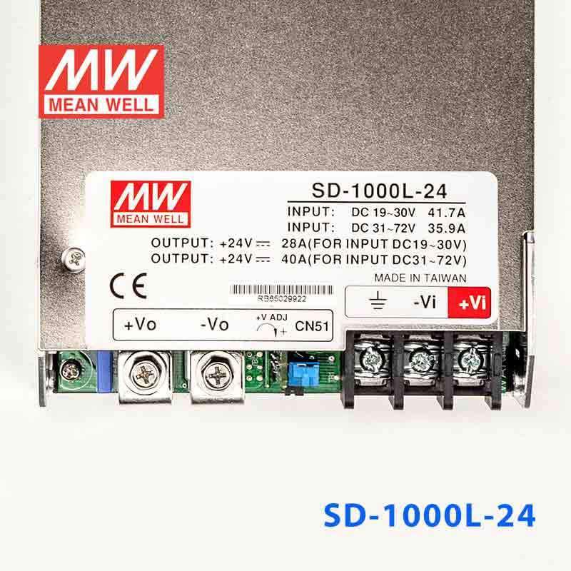 Mean Well SD-1000L-24 DC-DC Converter - 980W - 19~72V in 24V out - PHOTO 2